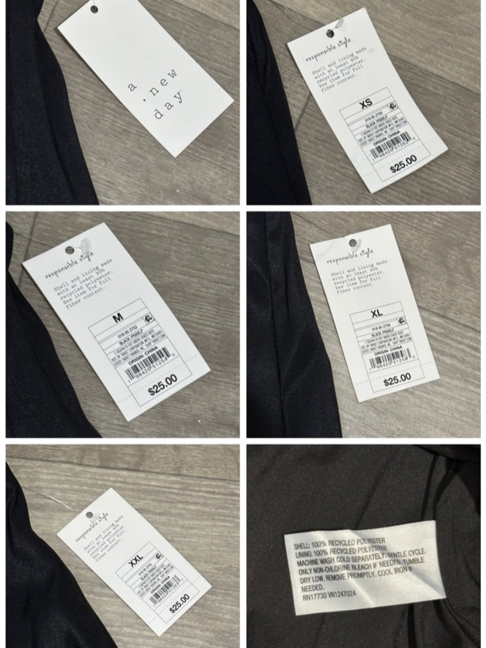 A New Day Women's Bubble Hem Mini Skirt with Hidden Pockets Black - Picture 11 of 12